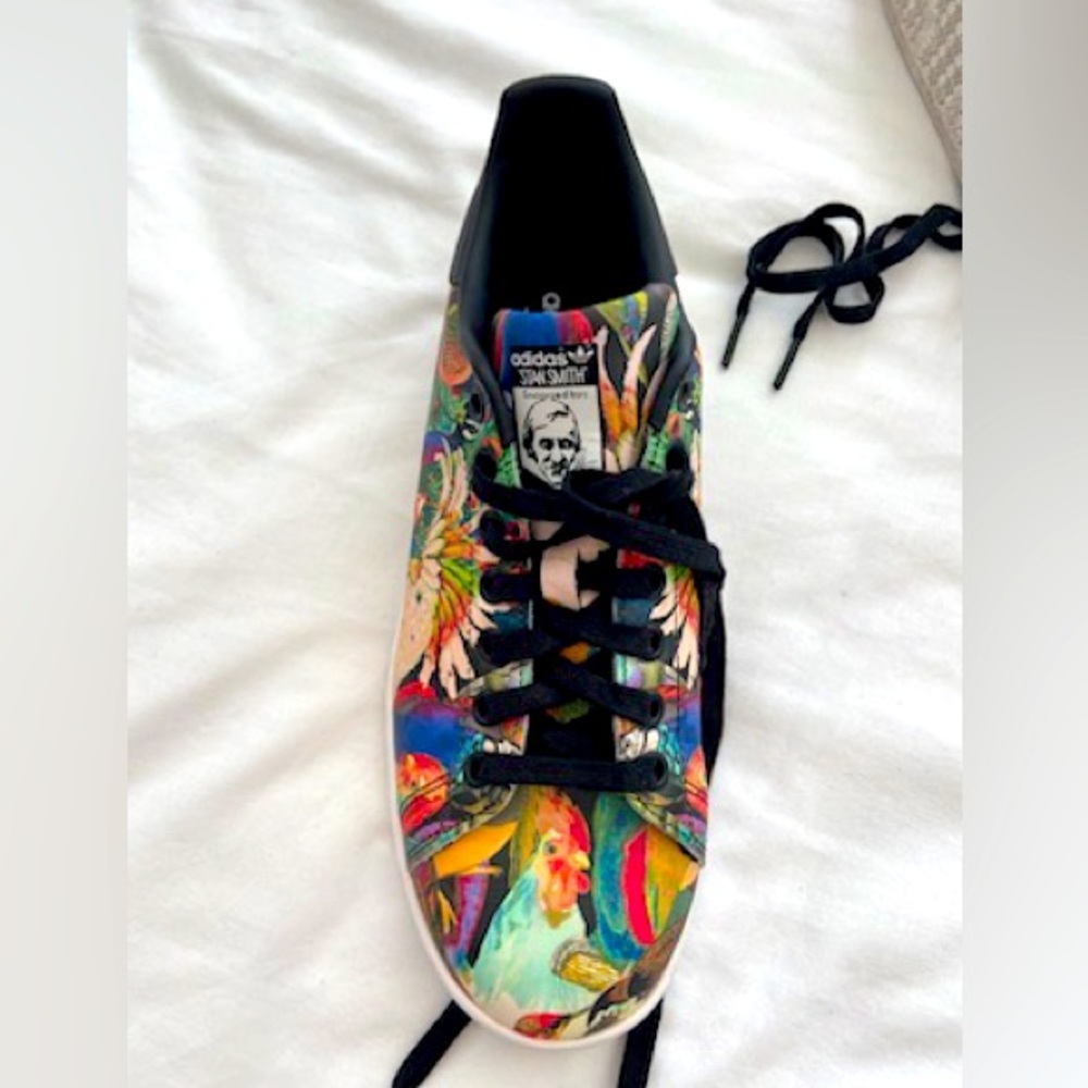 Stan Smith custom design sneakers, brand new size 8.5